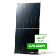 High PV Efficiency 625~650W N-Type Bifacial Solar Panels with TOPCon Technology for Solar Systems